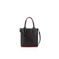 LOUBOUTIN CALFSKIN LEATHER MINI CABATA TOTE BAG