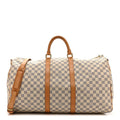 LOUIS VUITTON DAMIER AZUR KEEPALL 55 BANDOULIÈRE SHOULDER BAG