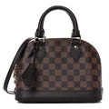 LOUIS VUITTON ALMA BB DAMIER EBENE BAG
