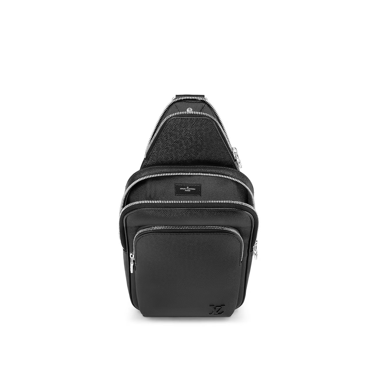 LOUIS VUITTON AVENUE NM BLACK TAIGA LEATHER SLINGBAG