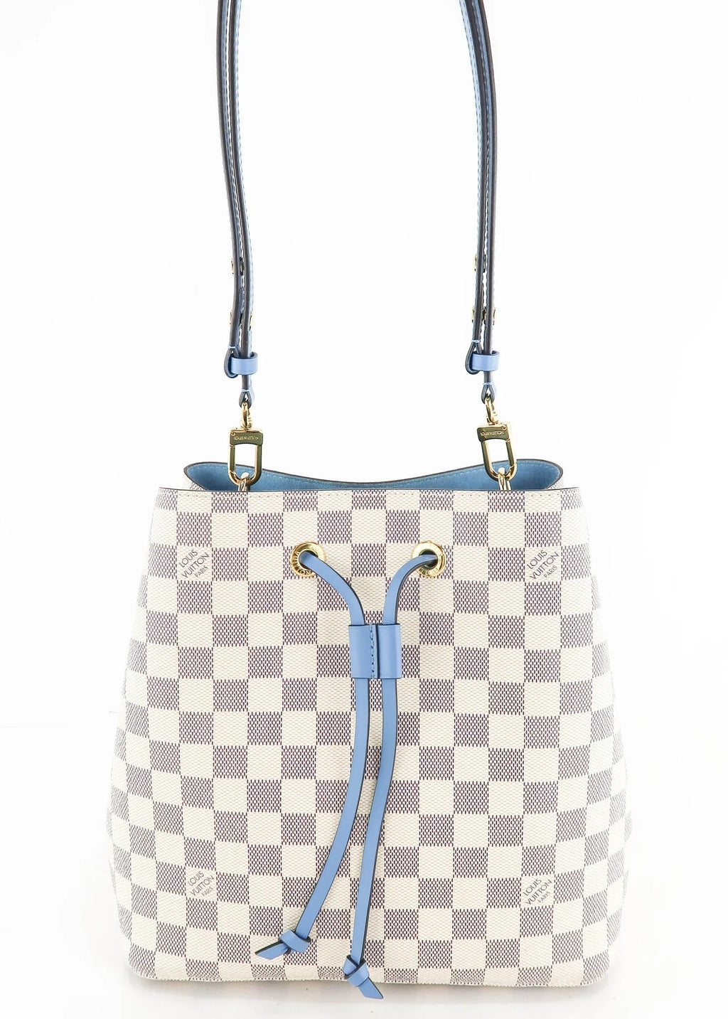 LOUIS VUITTON DAMIER AZUR BLEUET NOÉNOÉ SHOULDER BAG