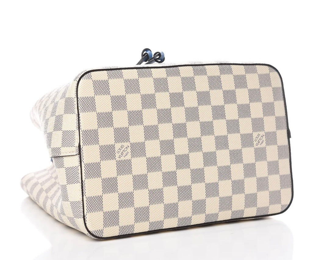 LOUIS VUITTON DAMIER AZUR BLEUET NOÉNOÉ SHOULDER BAG