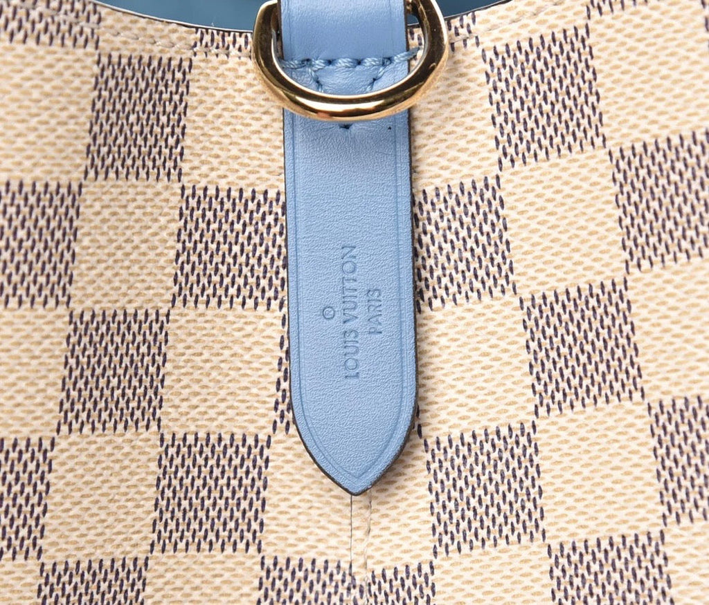 LOUIS VUITTON DAMIER AZUR BLEUET NOÉNOÉ SHOULDER BAG