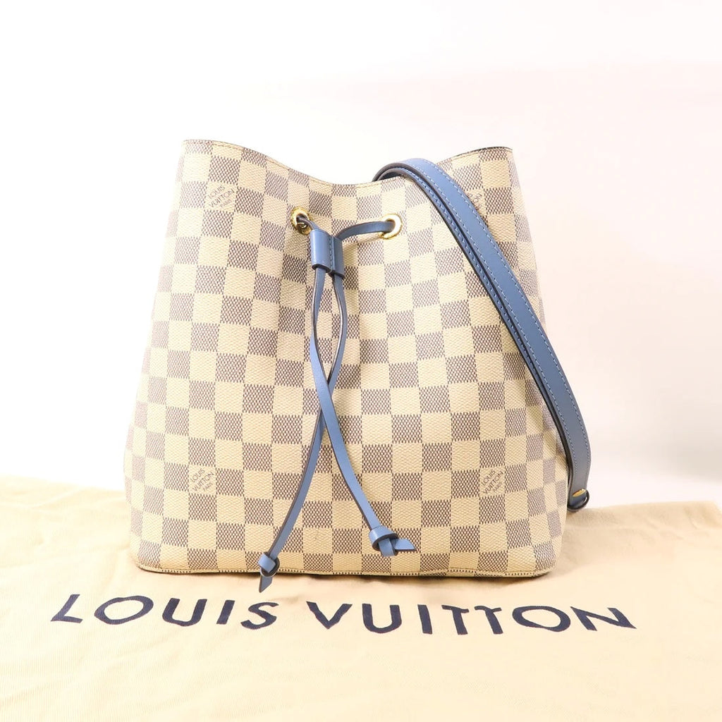 LOUIS VUITTON DAMIER AZUR BLEUET NOÉNOÉ SHOULDER BAG