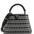LOUIS VUITTON PLAITED LEATHER CAPUCINES BB BAG