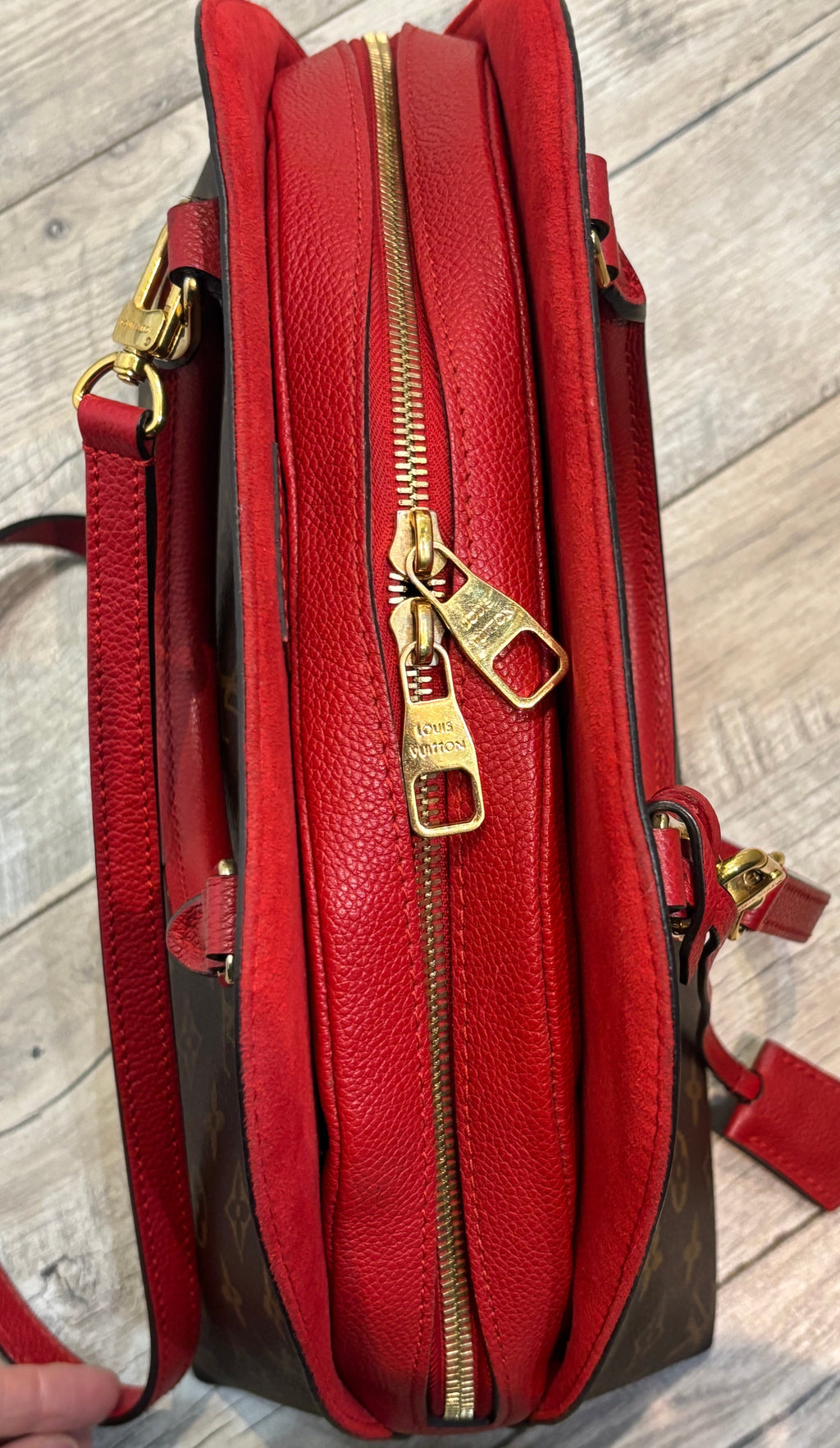 LOUIS VUITTON CERISE MONOGRAN ALMA BNB SHOULDER BAG