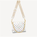 LOUIS VUITTON MULTICOLOR FLOWER MONOGRAM EMBOSSED LAMBSKIN COUSSIN PM BAG