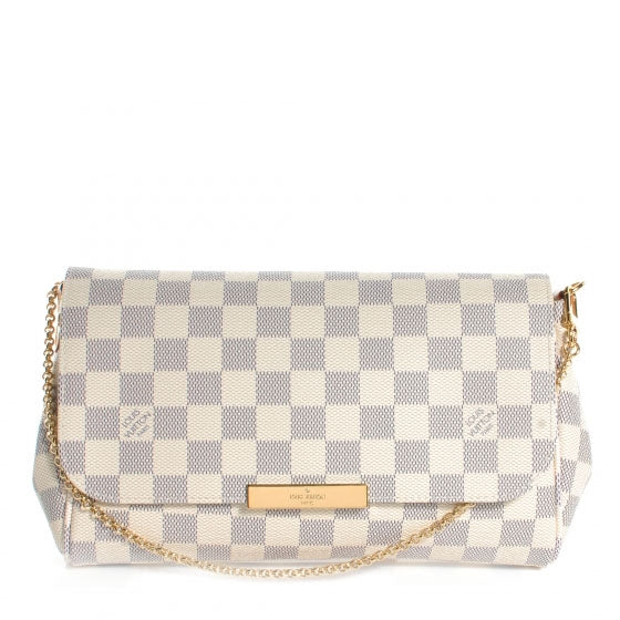 LOUIS VUITTON DAMIER AZUR CANVAS FAVORITE MM BAG