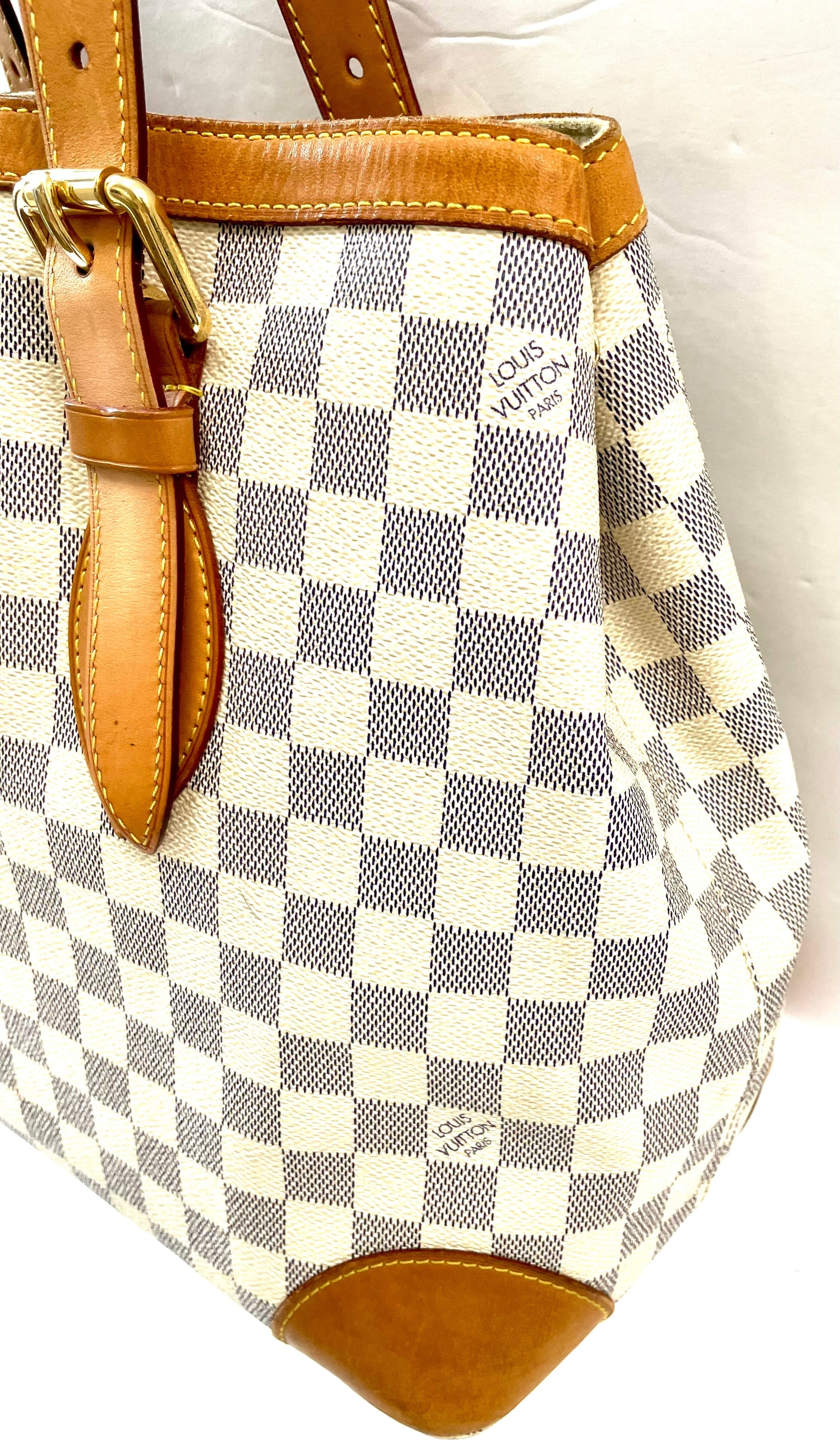 LOUIS VUITTON DAMIER AZUR HAMPSTEAD MM TOTE BAG