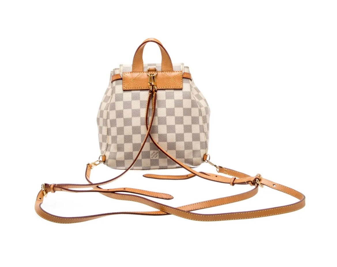 LOUIS VUITTON DAMIER AZUR SPERONE BB BACKPACK