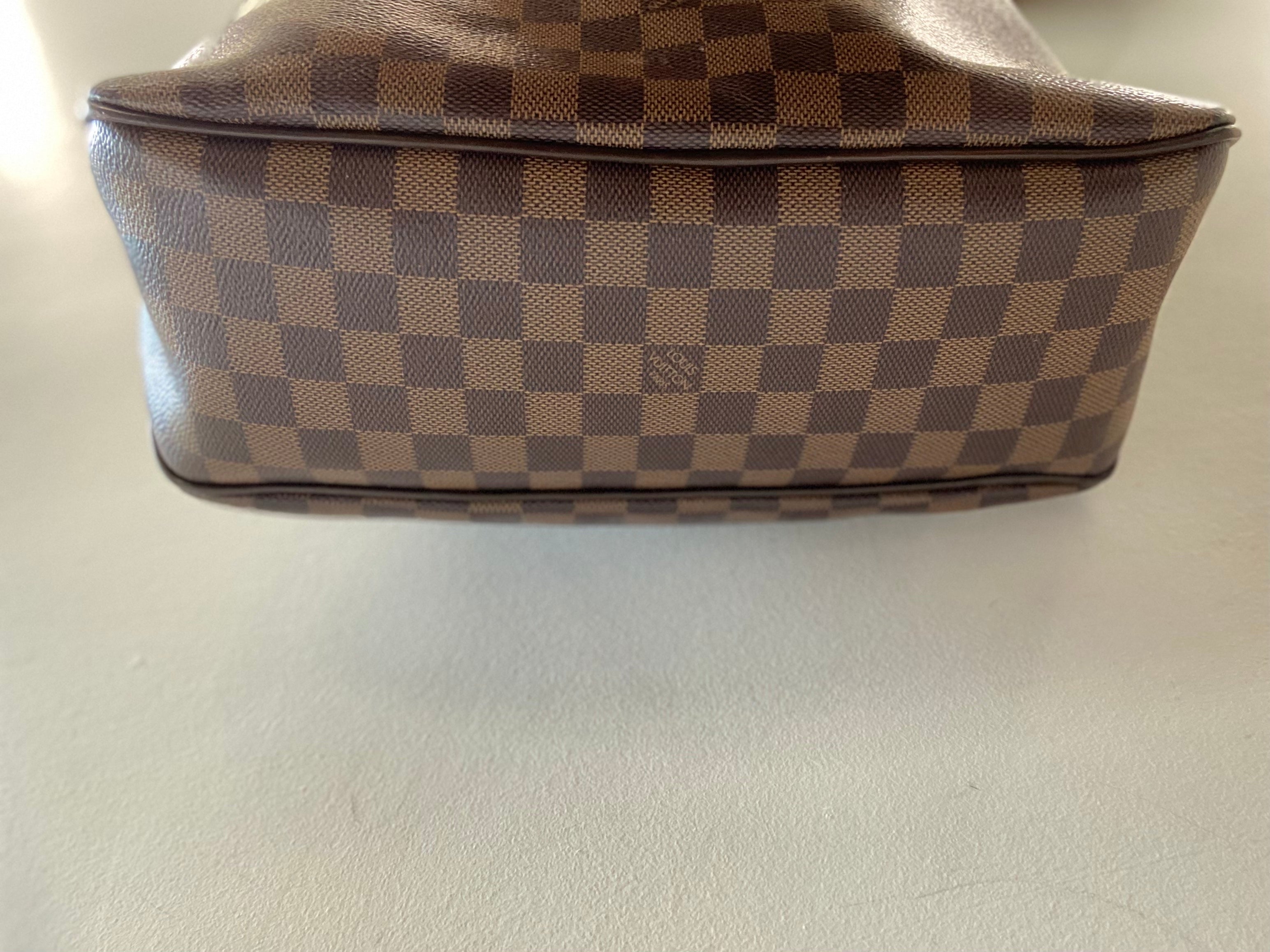 LOUIS VUITTON DAMIER EBENE DELIGHTFUL MM HANDBAG