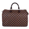 LOUIS VUITTON DAMIER EBENE SPEEDY 35 HANDBAG