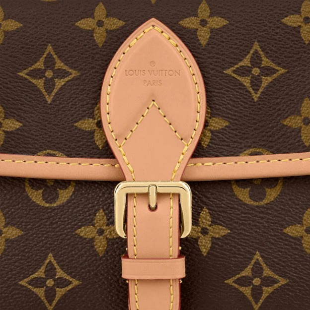 LOUIS VUITTON MONOGRAM DIANE SATCHEL NM