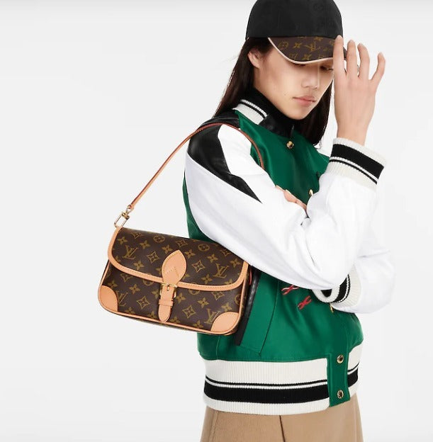 LOUIS VUITTON MONOGRAM DIANE SATCHEL NM