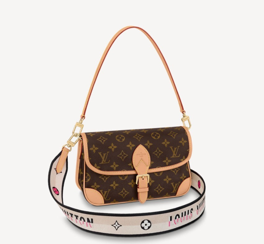 LOUIS VUITTON MONOGRAM DIANE SATCHEL NM