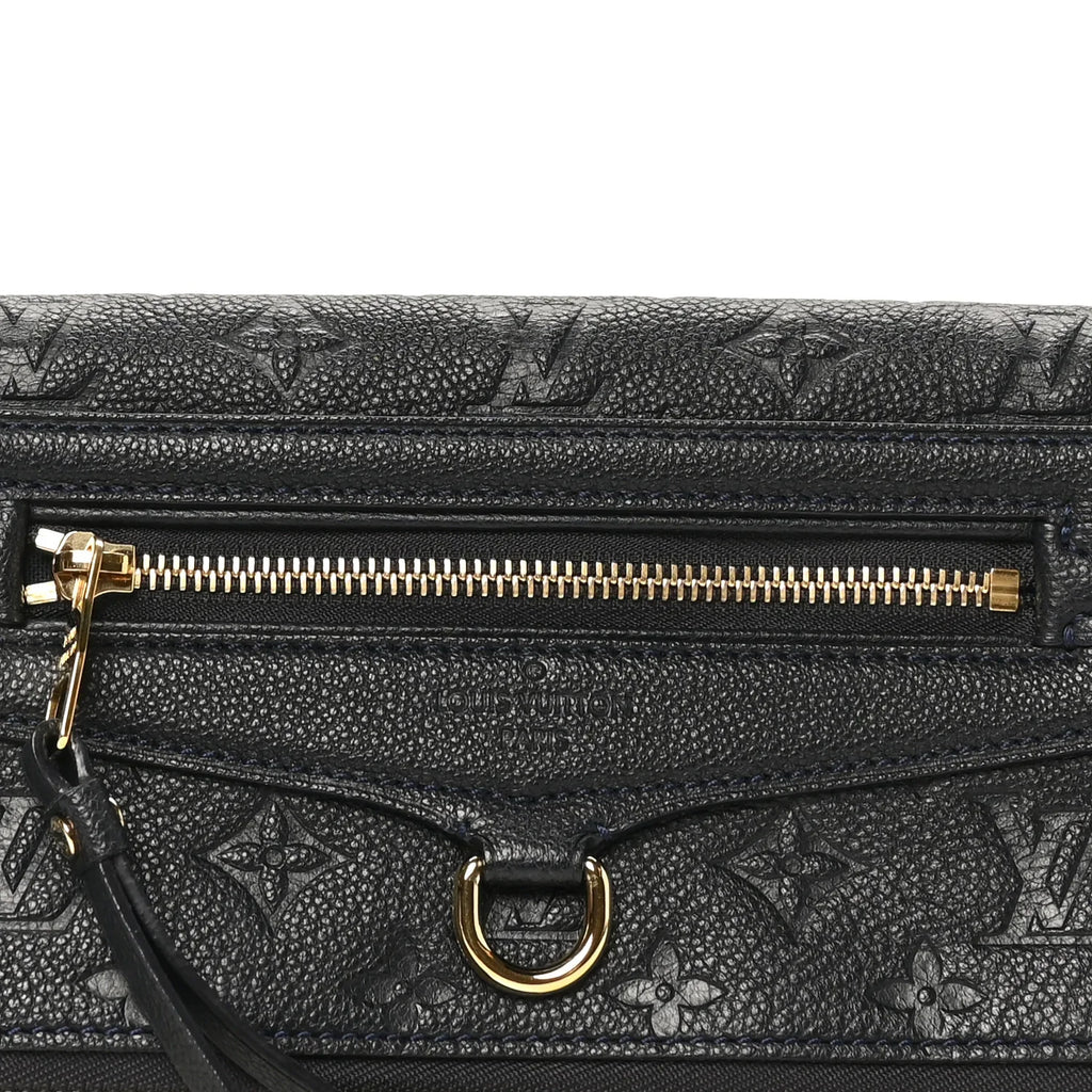 LOUIS VUITTON EMPREINTE LEATHER PETILLANTE INFINI CLUTCH BAG