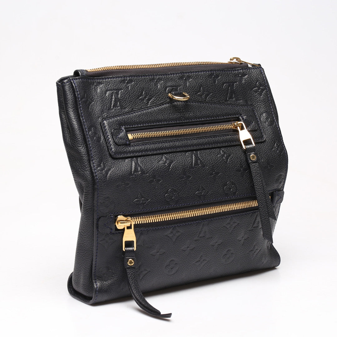 LOUIS VUITTON EMPREINTE LEATHER PETILLANTE INFINI CLUTCH BAG