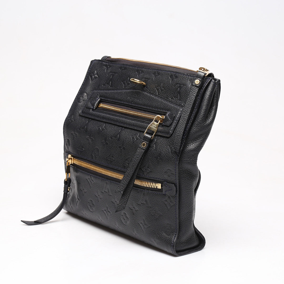 LOUIS VUITTON EMPREINTE LEATHER PETILLANTE INFINI CLUTCH BAG