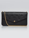 LOUIS VUITTON Monogram Empreinte Leather Felicie Pochette Bag