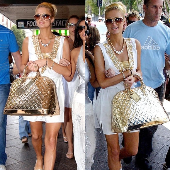 LOUIS VUITTON LIMITED EDITION LARGE ALMA MIROIR GM BAG