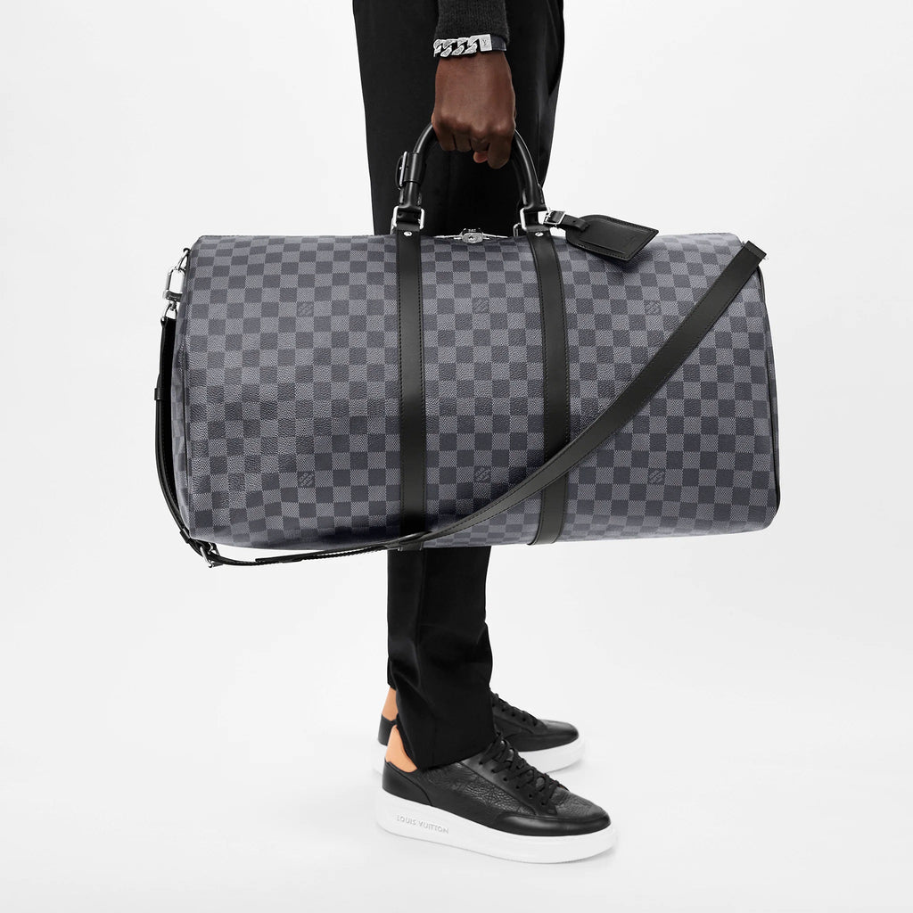 LOUIS VUITTON KEEPALL BANDOULIÈRE 55 DAMIER GRAPHITE