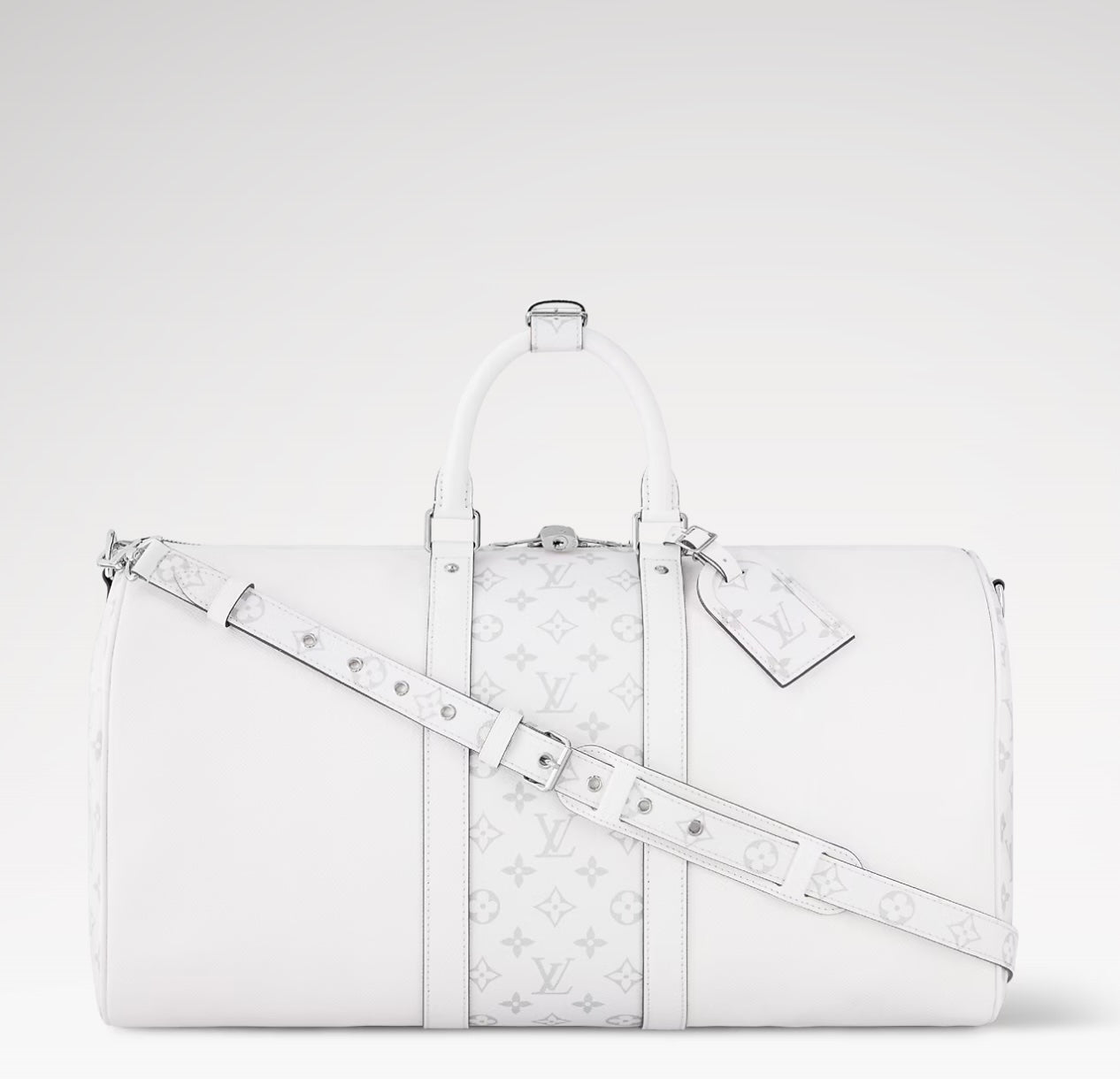 LOUIS VUITTON TAIGA MONOGRAM KEEPALL BANDOULIÈRE 50 BAG