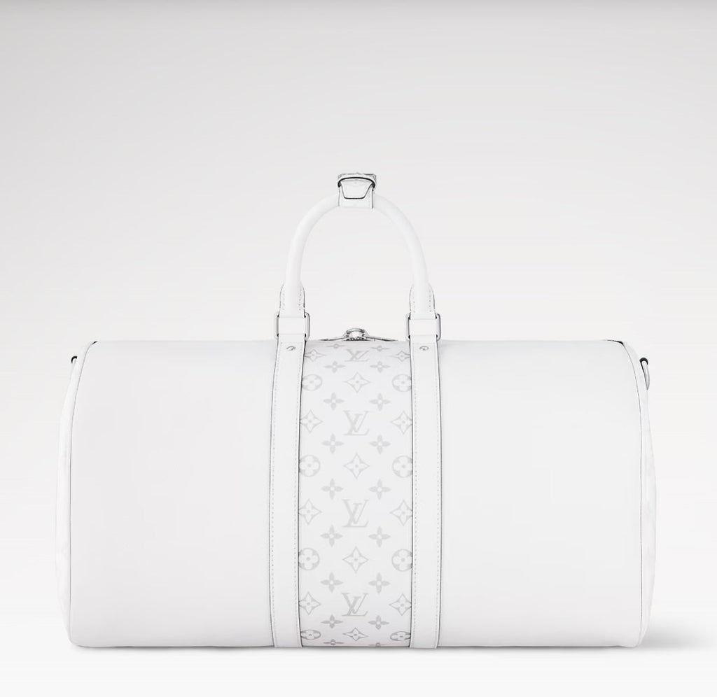 LOUIS VUITTON TAIGA MONOGRAM KEEPALL BANDOULIÈRE 50 BAG