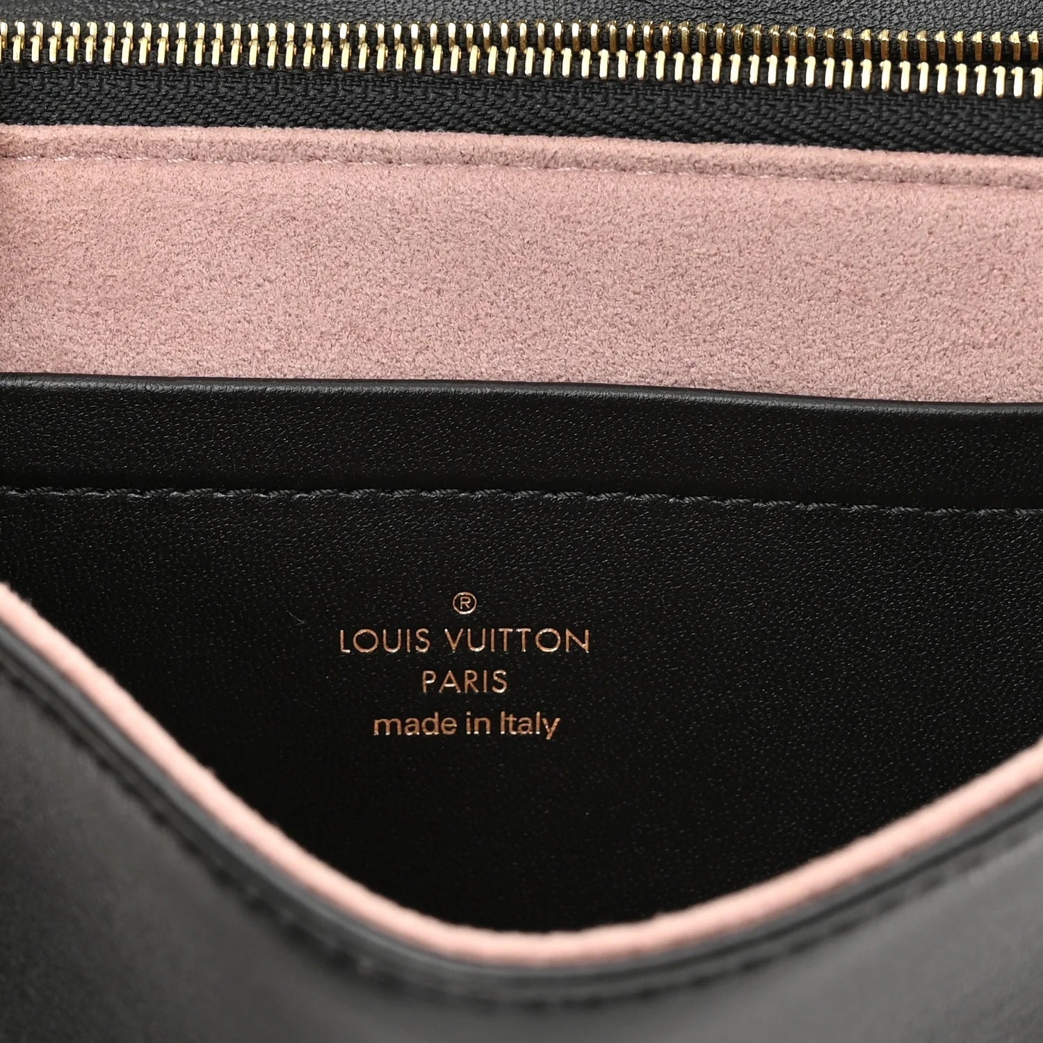 LOUIS VUITTON EMBOSSED MONOGRAM LAMBSKIN LEATHER COUSSIN POCHETTE
