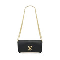 LOUIS VUITTON LOCK ME TAURILLON LEATHER TENDER CHAIN POCHETTE