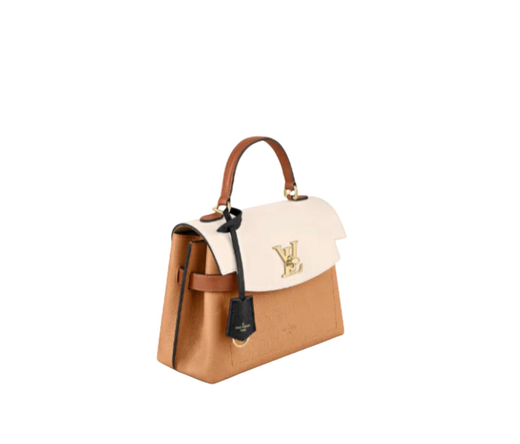 LOUIS VUITTON LOCKME EVER BB CALFSKIN LEATHER SHOULDER BAG