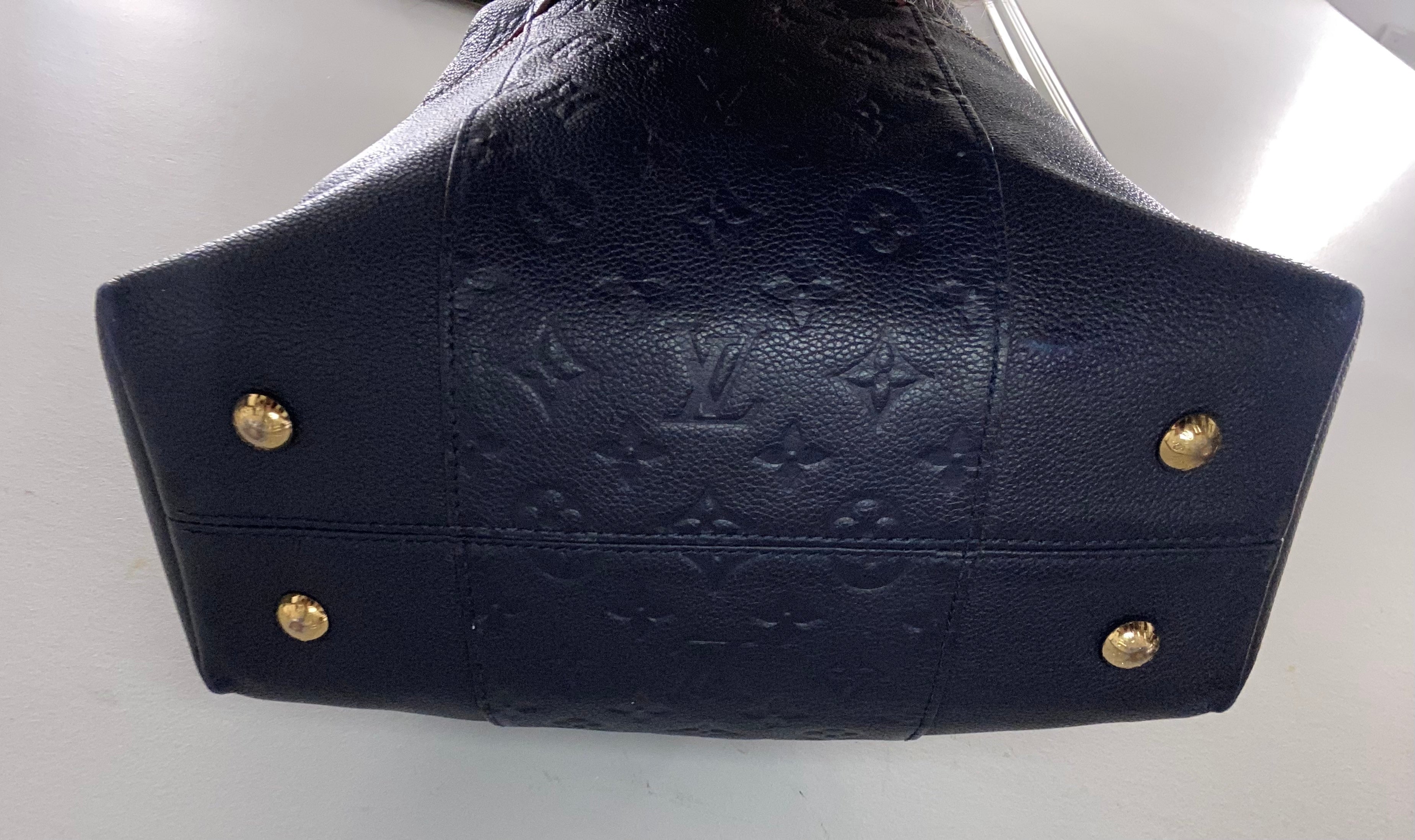 LOUIS VUITTON MONOGRAM EMPREINTE MÉLIE BAG MARINE ROUGE