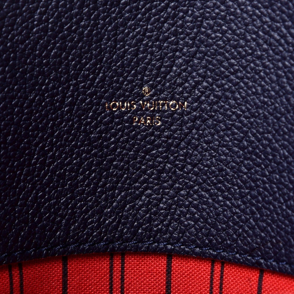 LOUIS VUITTON MONOGRAM EMPREINTE MÉLIE BAG MARINE ROUGE