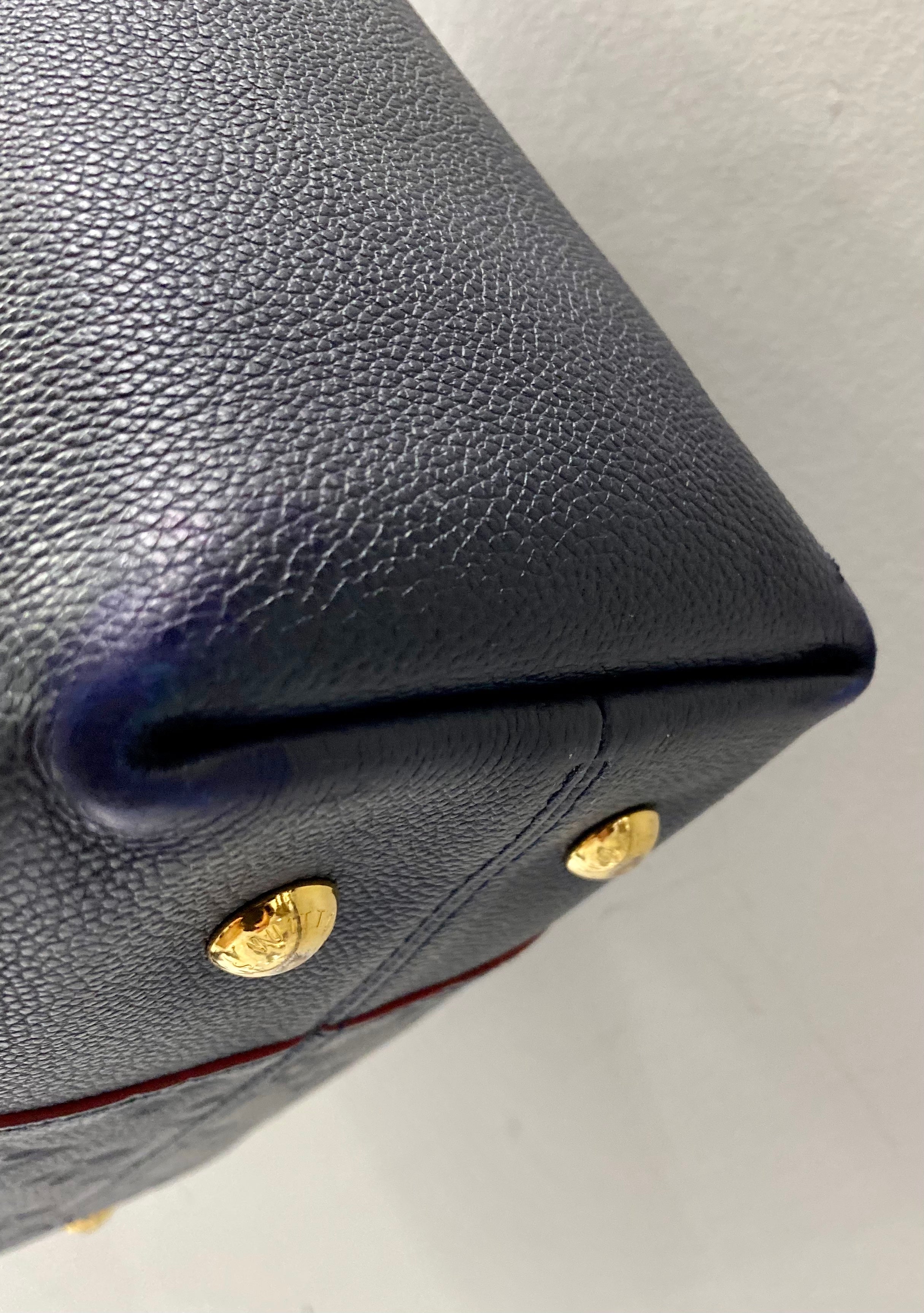 LOUIS VUITTON MONOGRAM EMPREINTE MÉLIE BAG MARINE ROUGE