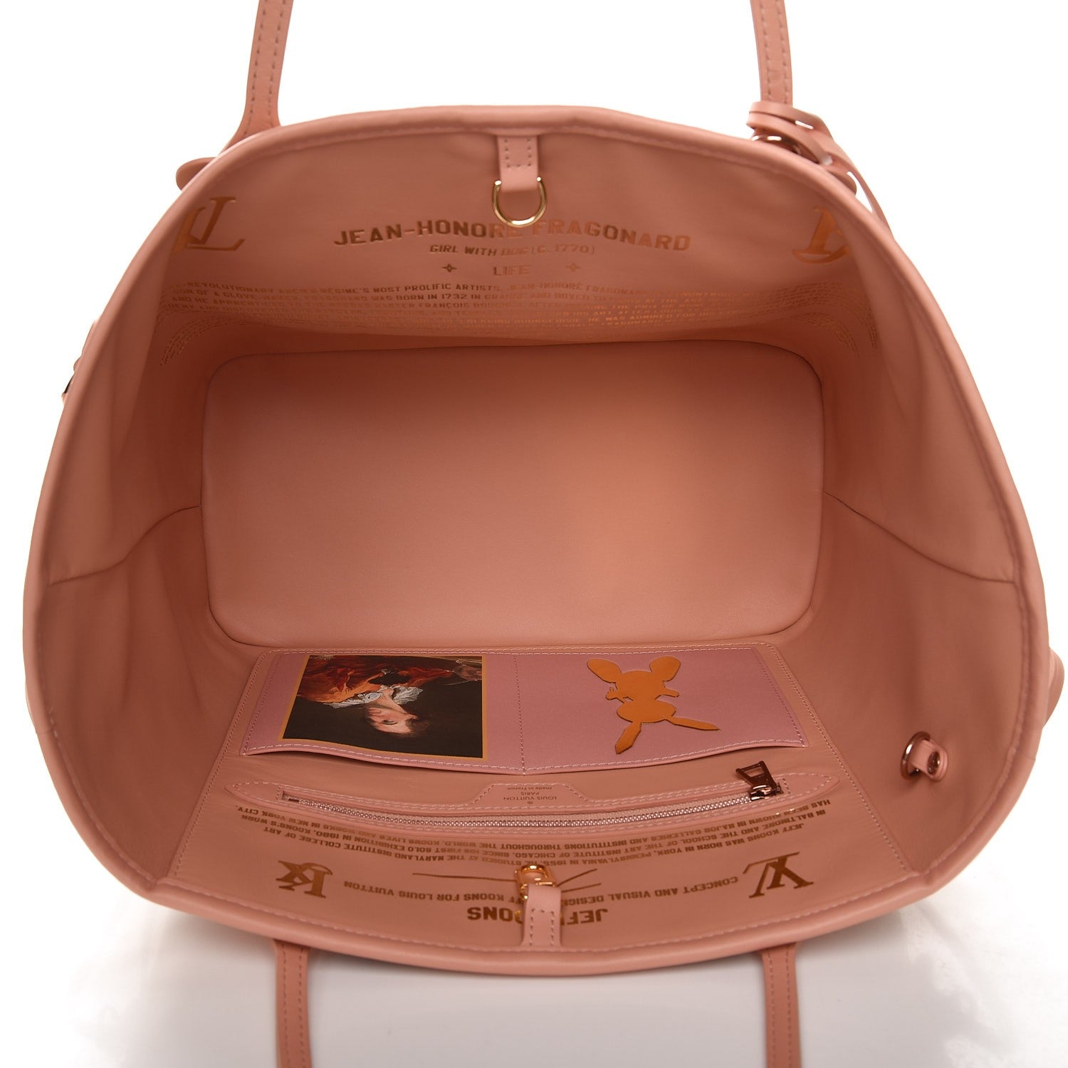 LOUIS VUITTON MASTERS COLLECTION FRAGONARD NEVERFULL TOTE BAG MM