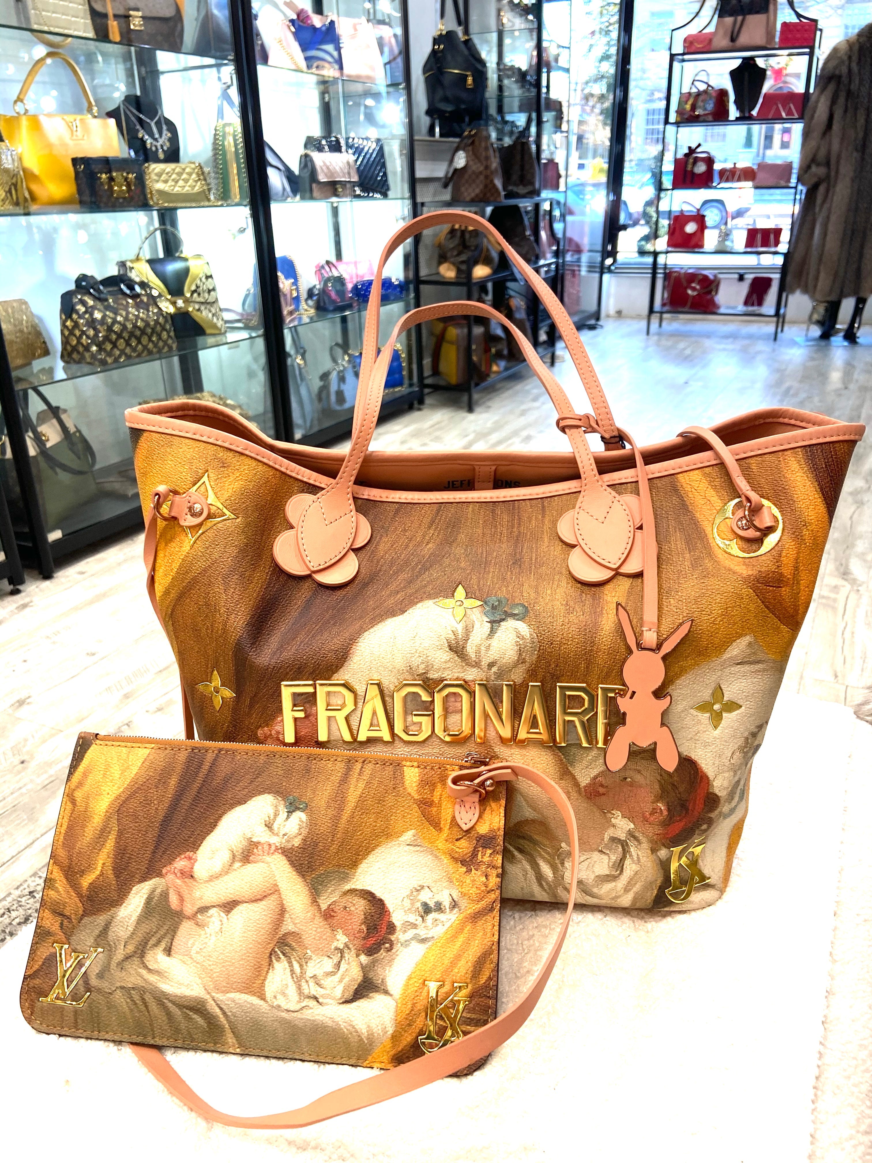 LOUIS VUITTON MASTERS COLLECTION FRAGONARD NEVERFULL TOTE BAG MM