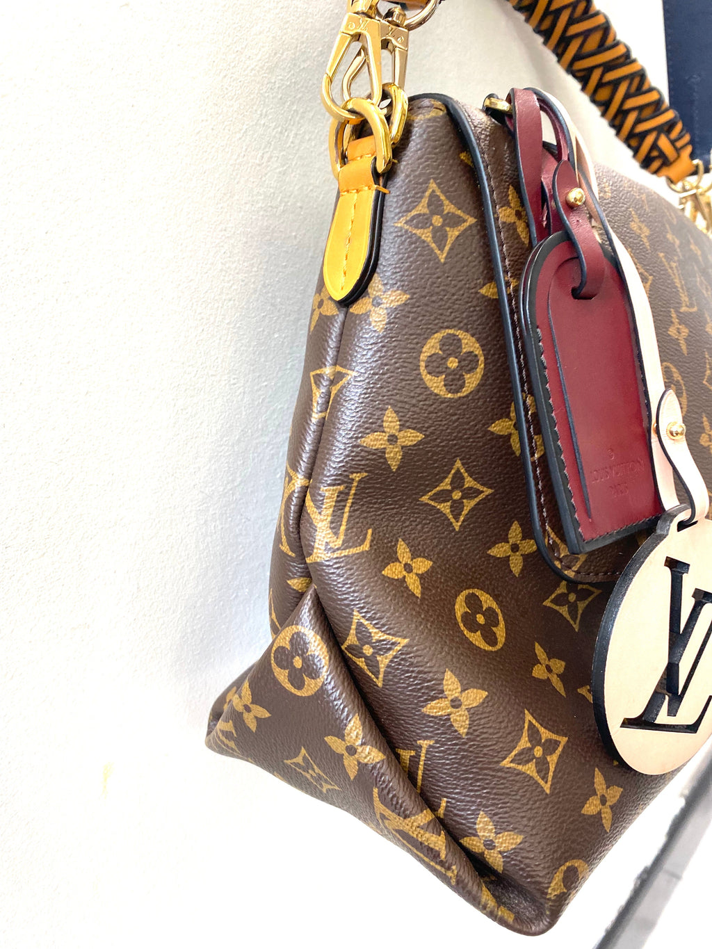 LOUIS VUITTON MONOGRAM BEAUBOURG MM BAG-SAFRAN IMPERIAL
