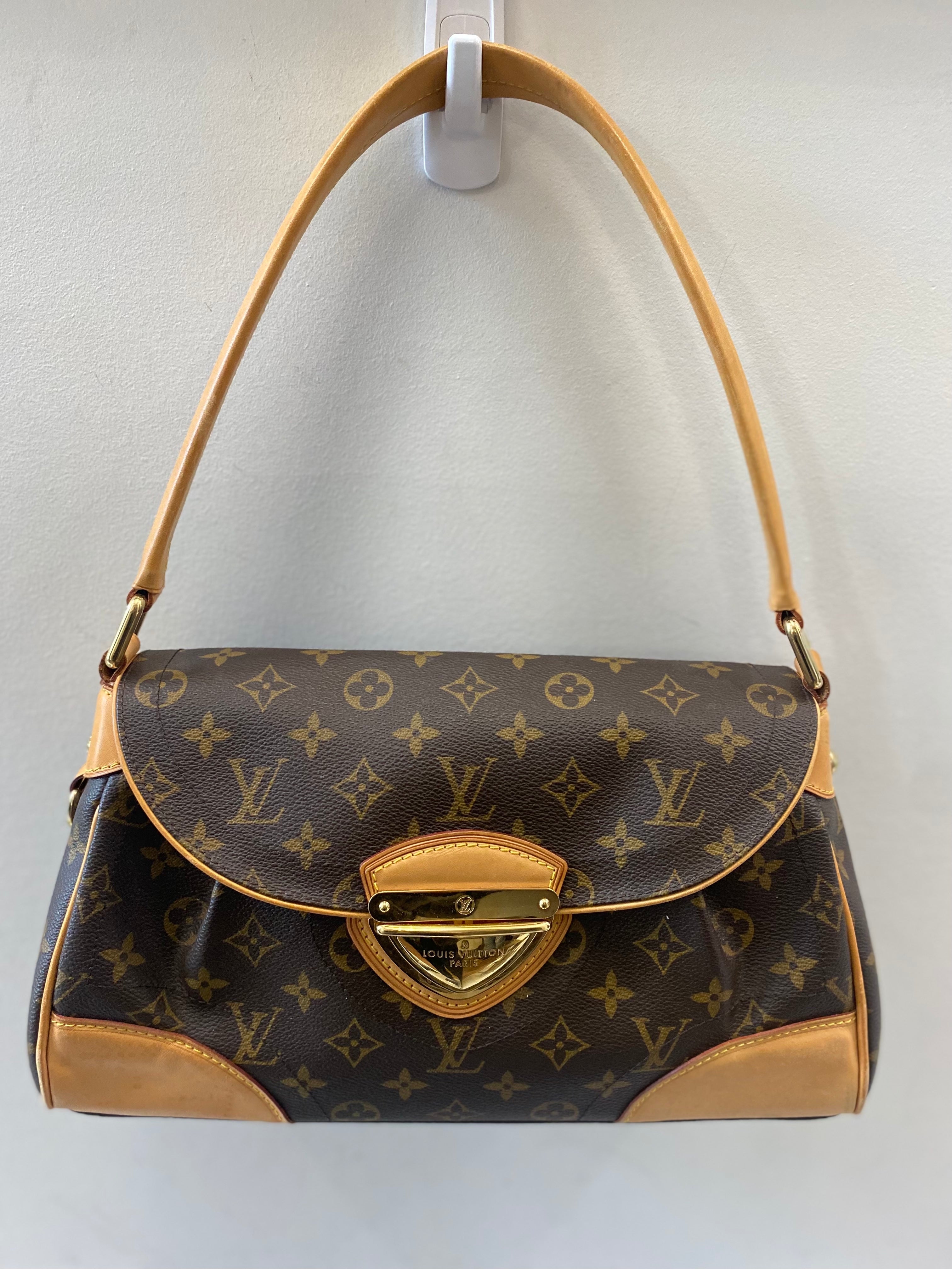 LOUIS VUITTON MONOGRAM BEVERLY MM SATCHEL