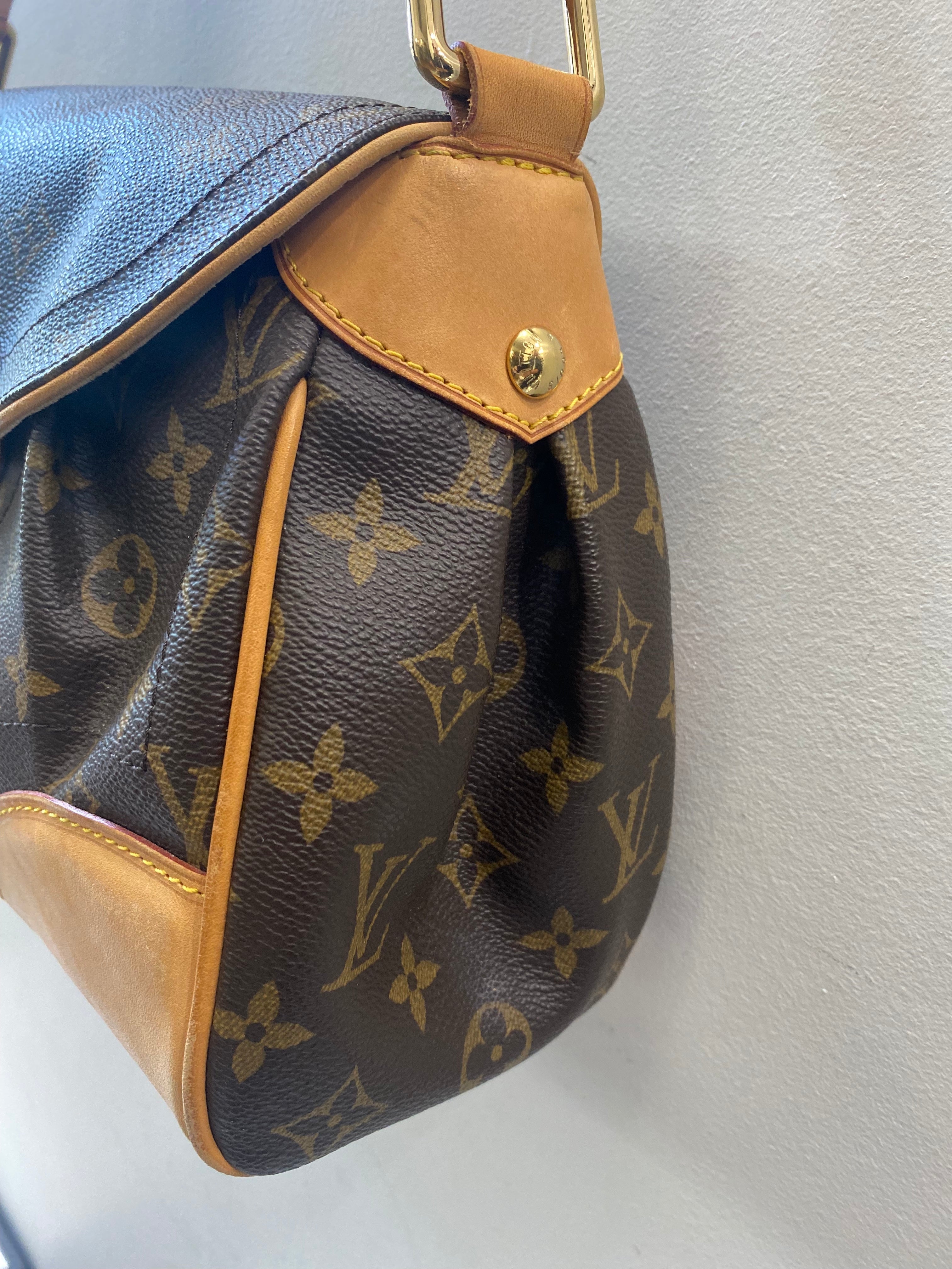 LOUIS VUITTON MONOGRAM BEVERLY MM SATCHEL