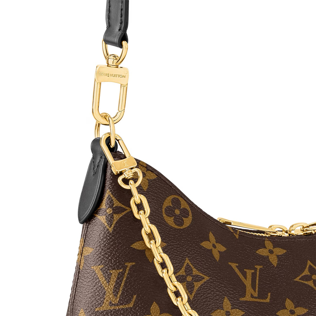LOUIS VUITTON MONOGRAM BOULOGNE NM NOIR SHOULDER BAG