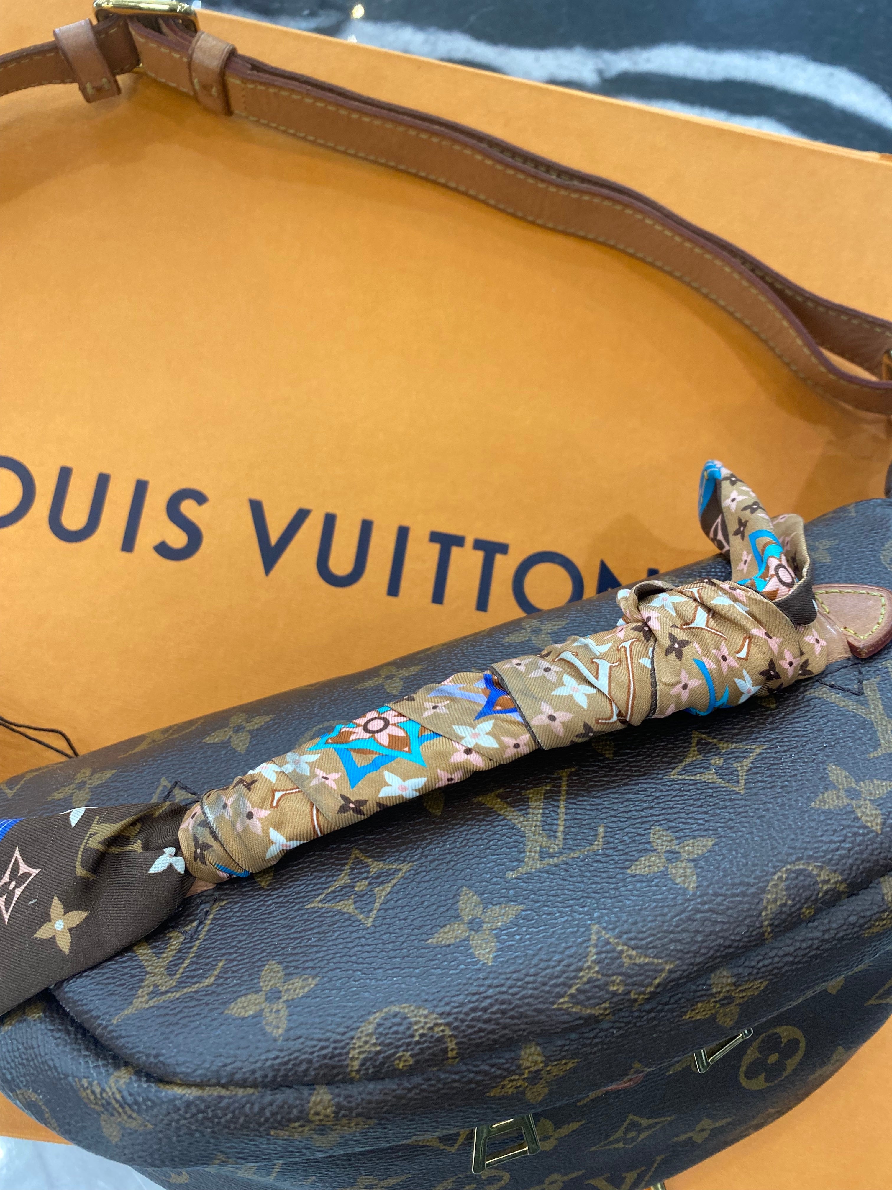 LOUIS VUITTON MONOGRAM BUMBAG WITH TWILLY