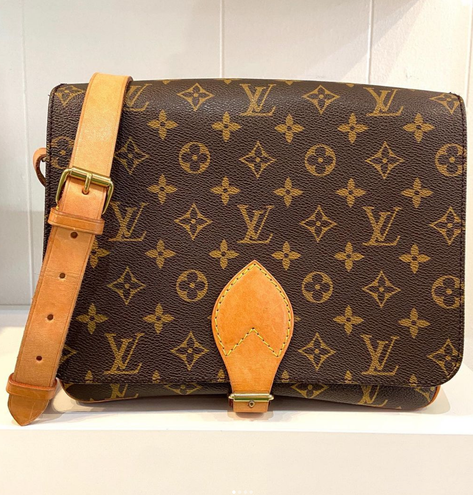 LOUIS VUITTON MONOGRAM CARTOUCHIERE GM SHOULDER BAG