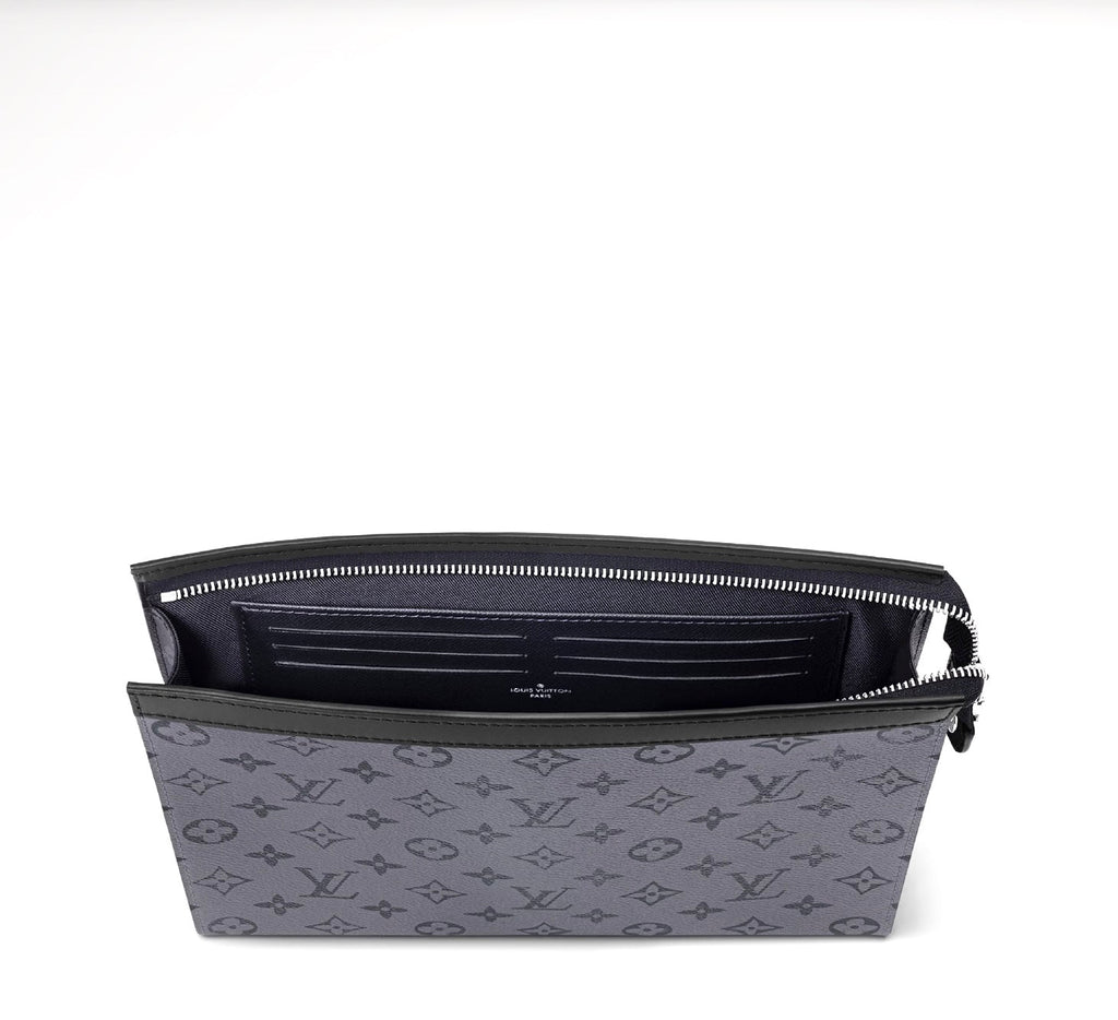 LOUIS VUITTON MONOGRAM ECLIPSE POCHETTE VOYAGE MM