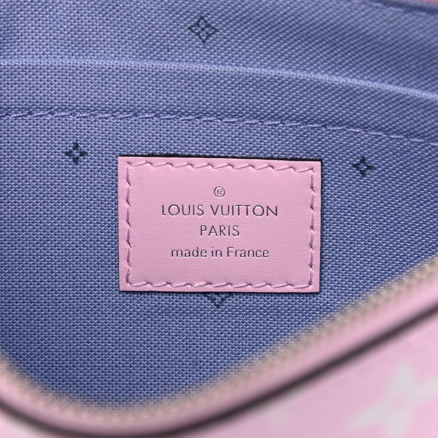 LOUIS VUITTON MONOGRAM ESCALE  NEVERFULL POCHETTE PASTEL