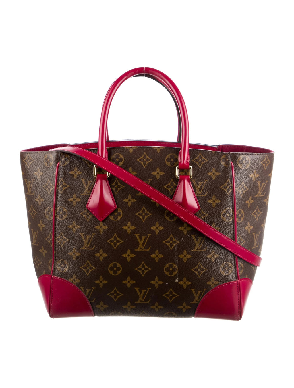 LOUIS VUITTON MONOGRAM FUCHSIA PHENIX MM TOTE BAG