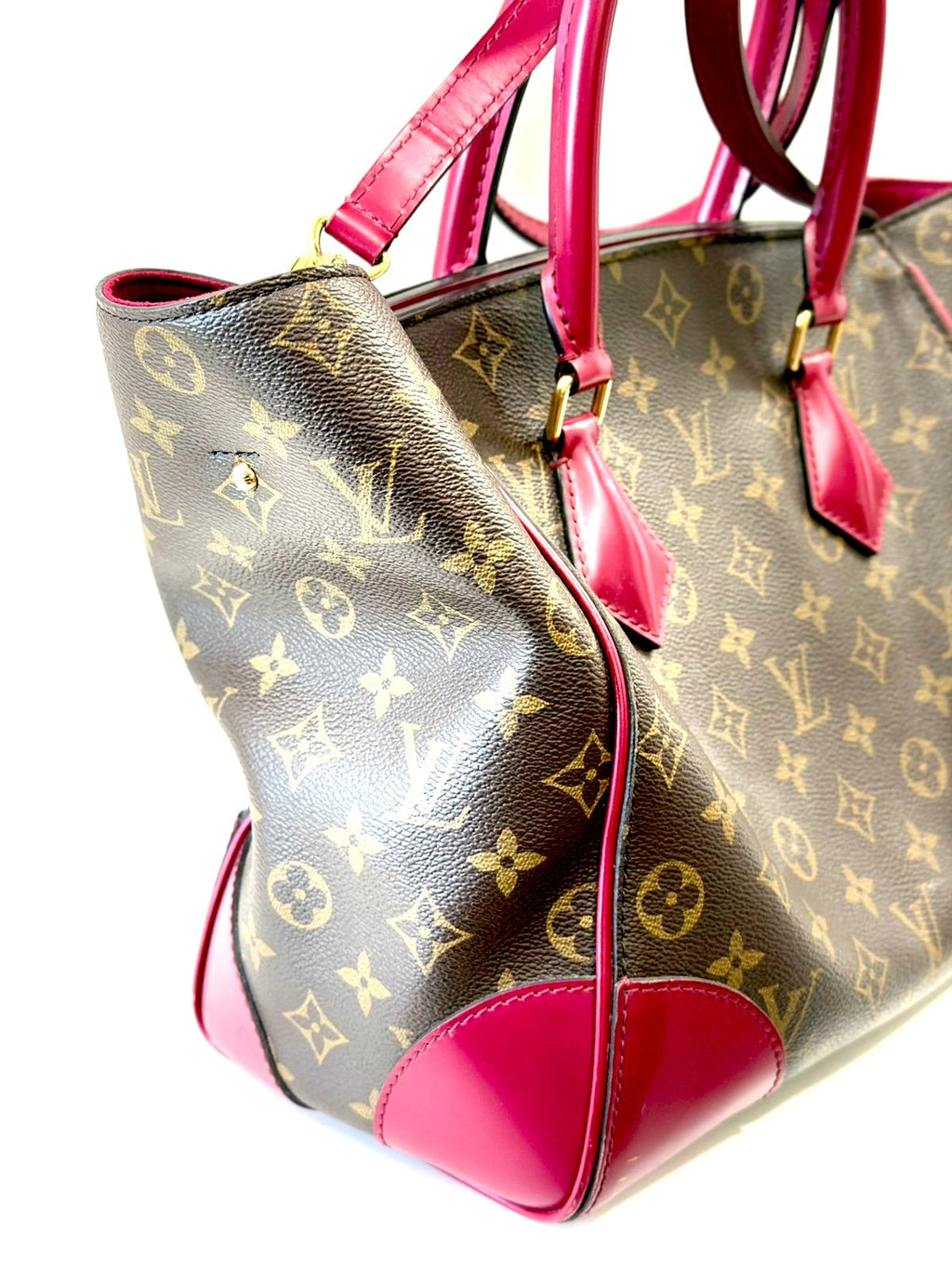 LOUIS VUITTON MONOGRAM FUCHSIA PHENIX MM TOTE BAG