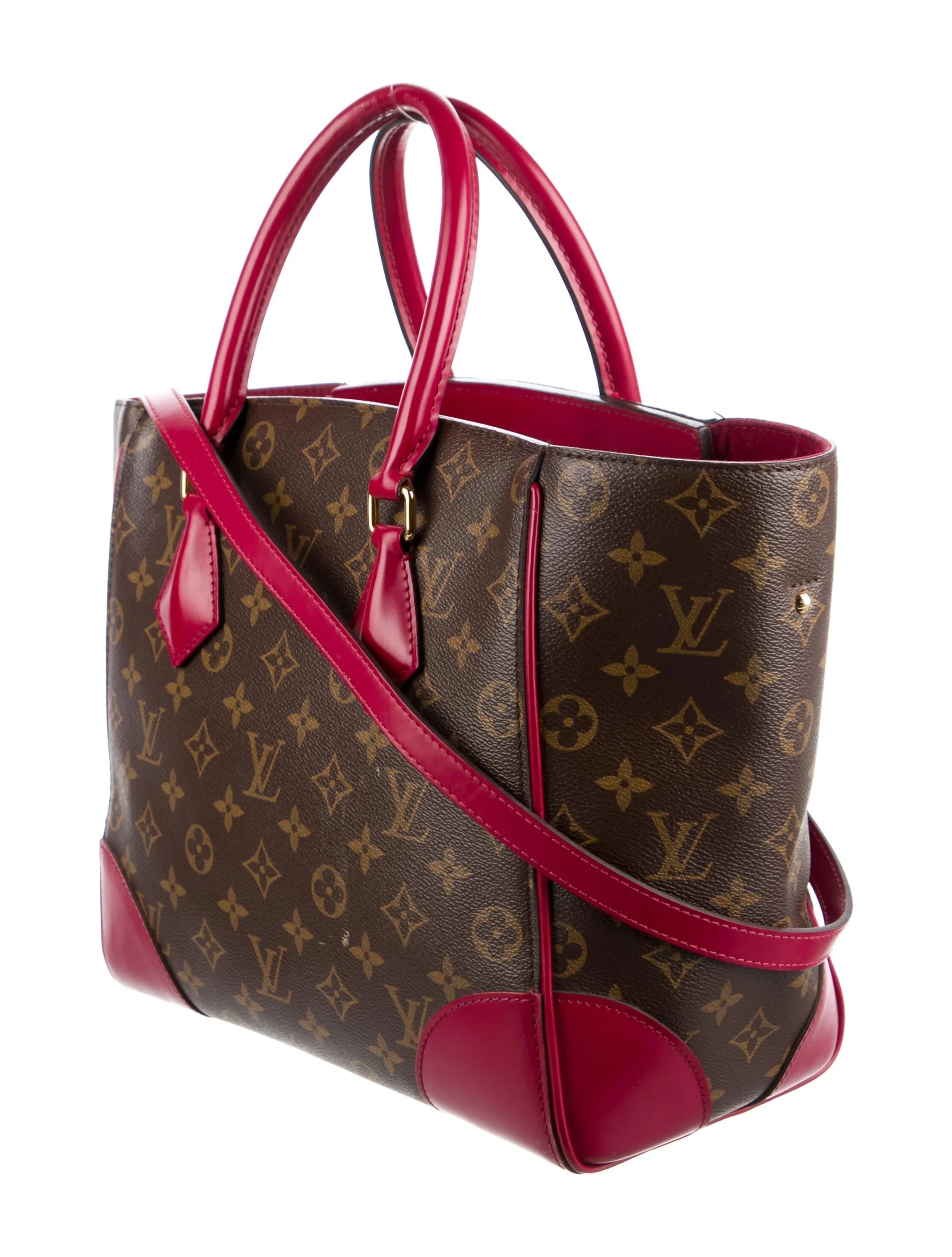 LOUIS VUITTON MONOGRAM FUCHSIA PHENIX MM TOTE BAG