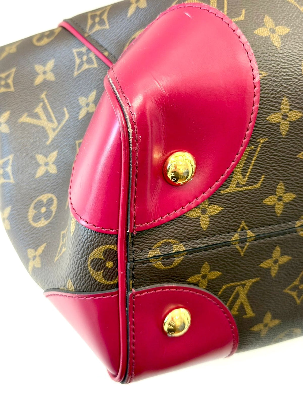 LOUIS VUITTON MONOGRAM FUCHSIA PHENIX MM TOTE BAG