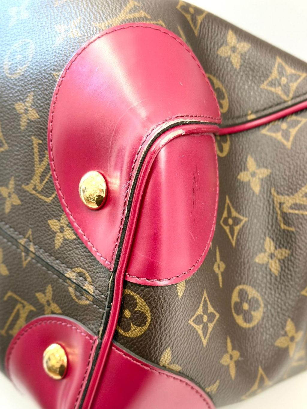 LOUIS VUITTON MONOGRAM FUCHSIA PHENIX MM TOTE BAG