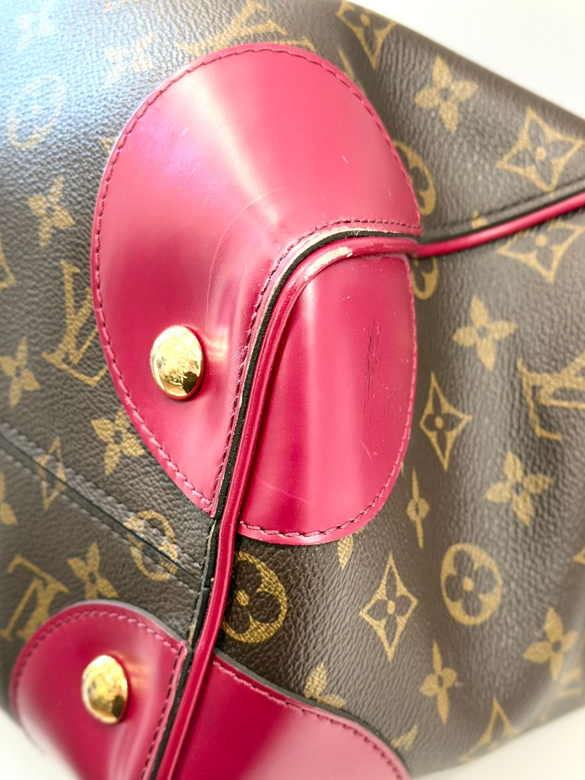 LOUIS VUITTON MONOGRAM FUCHSIA PHENIX MM TOTE BAG