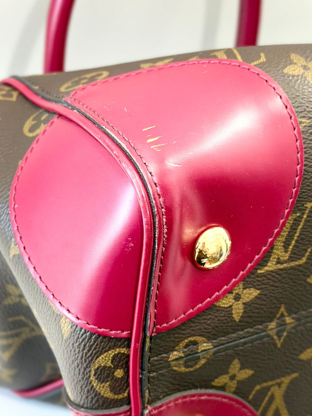 LOUIS VUITTON MONOGRAM FUCHSIA PHENIX MM TOTE BAG